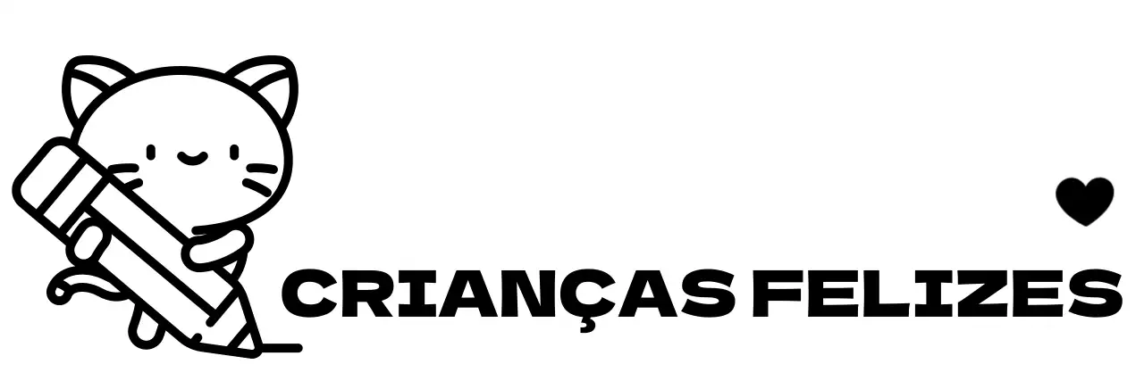 Ensinar as crianças com ilustrações de gatos com desenhos giros
