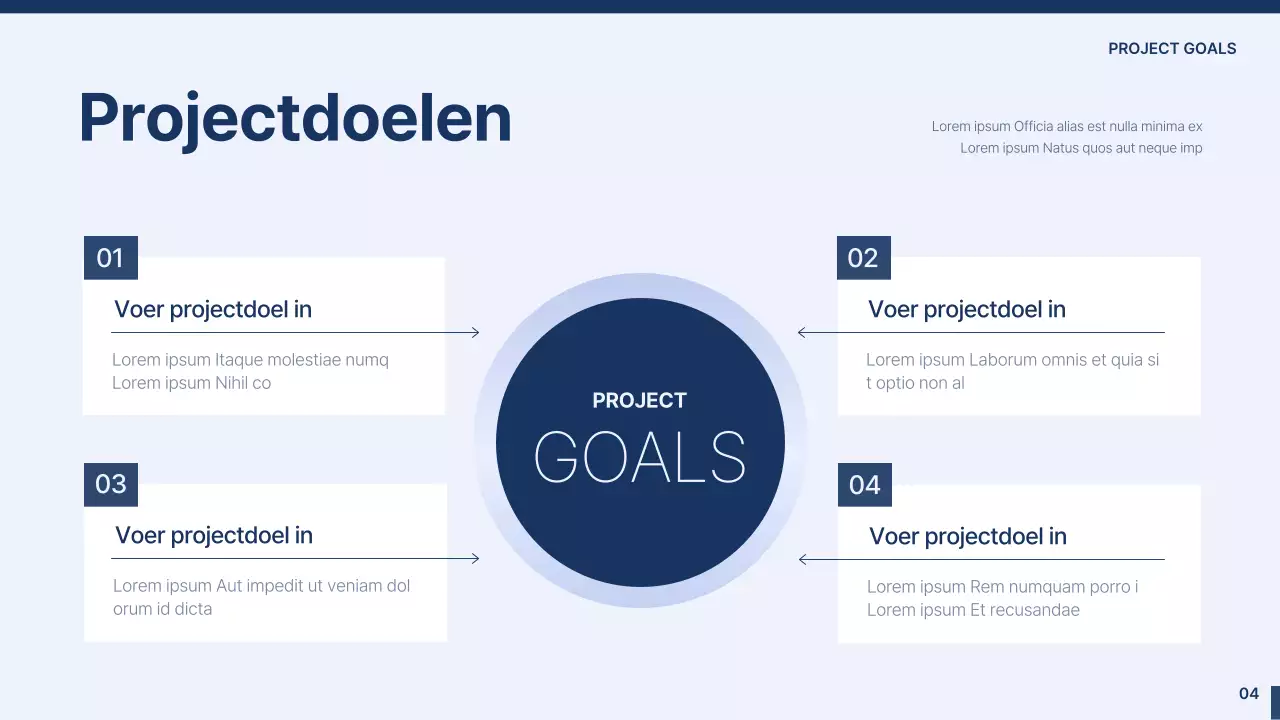 Een eenvoudig, lichtblauw en marineblauw industrie-universiteitsvoorstel