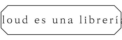 Una librería sencilla y emocional con bordes octogonales y fuentes con gracias