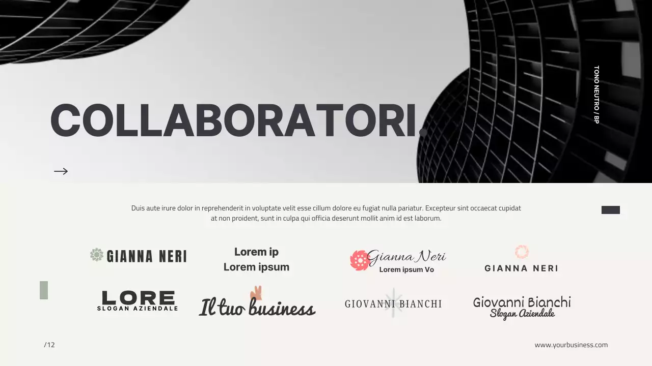 Beige Minimal Modern Profile Introduzione aziendale