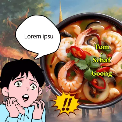 Werben Sie für Ihren gelb-schwarzen Retro-Tomboy-Shop