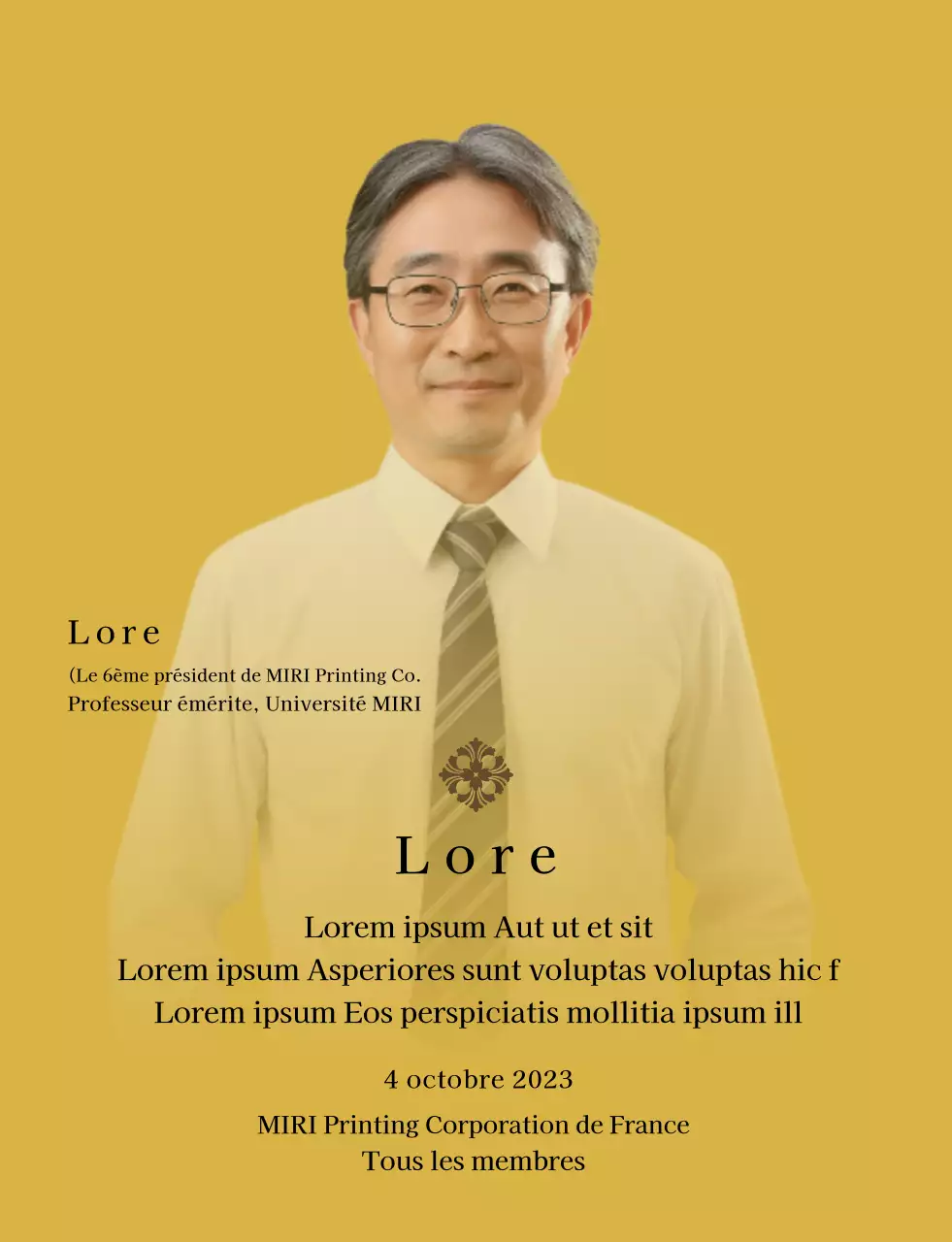 Plaque commémorative avec illustrations et photos de luxe