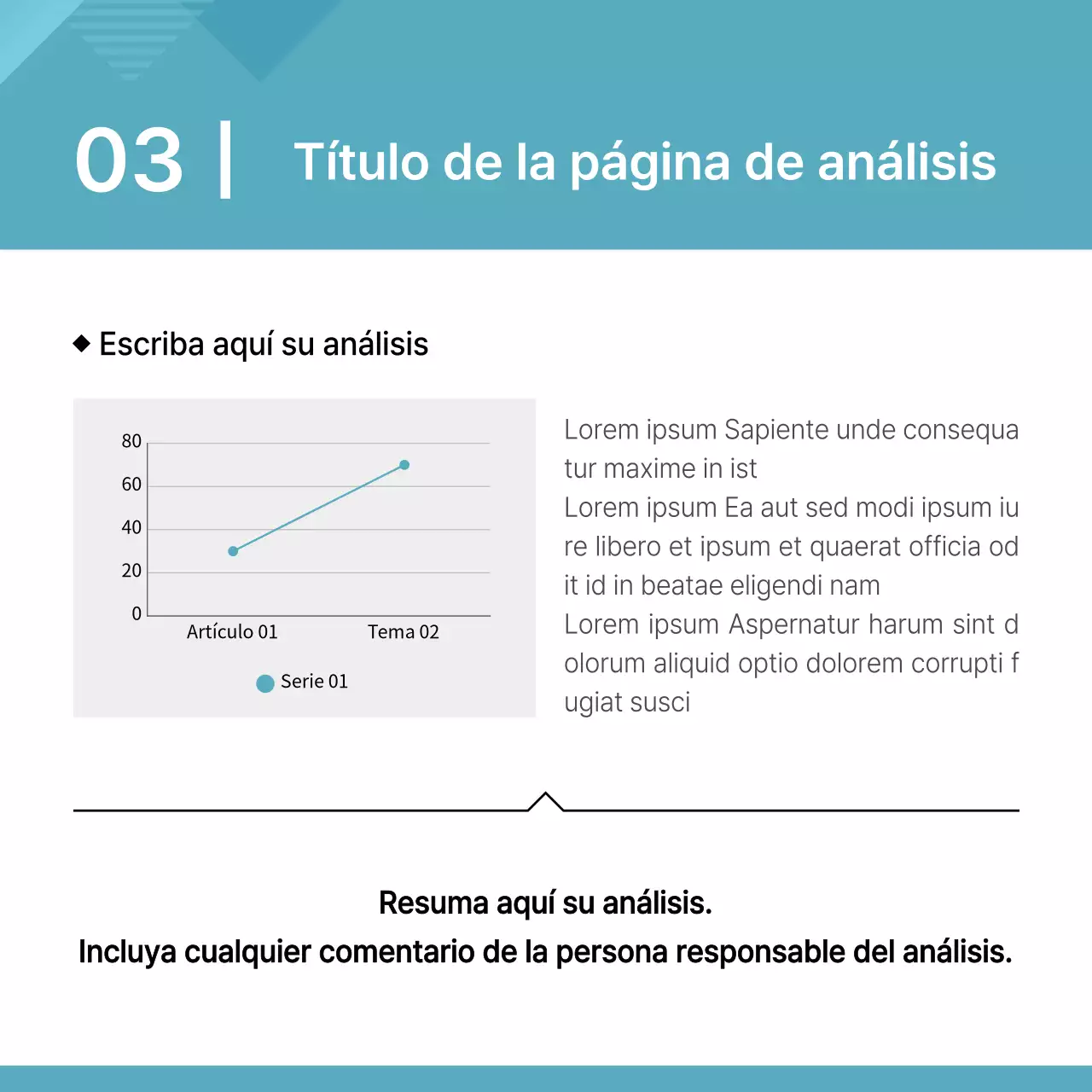 Un plan estratégico corporativo sencillo y de color menta