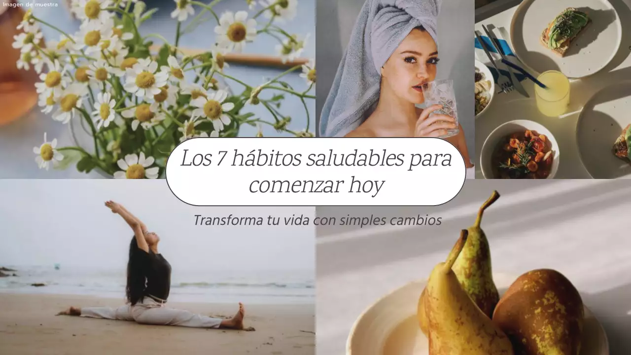 Beige y blanco de moda Promoción de estilo de vida saludable Vlog