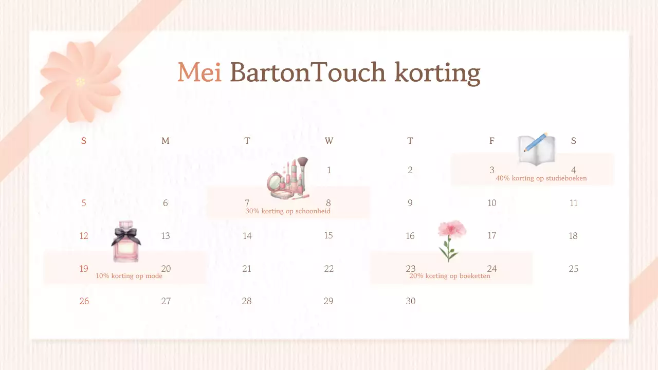 Een trendy oranje Maand van de Familiegeschiedenis-display promoten