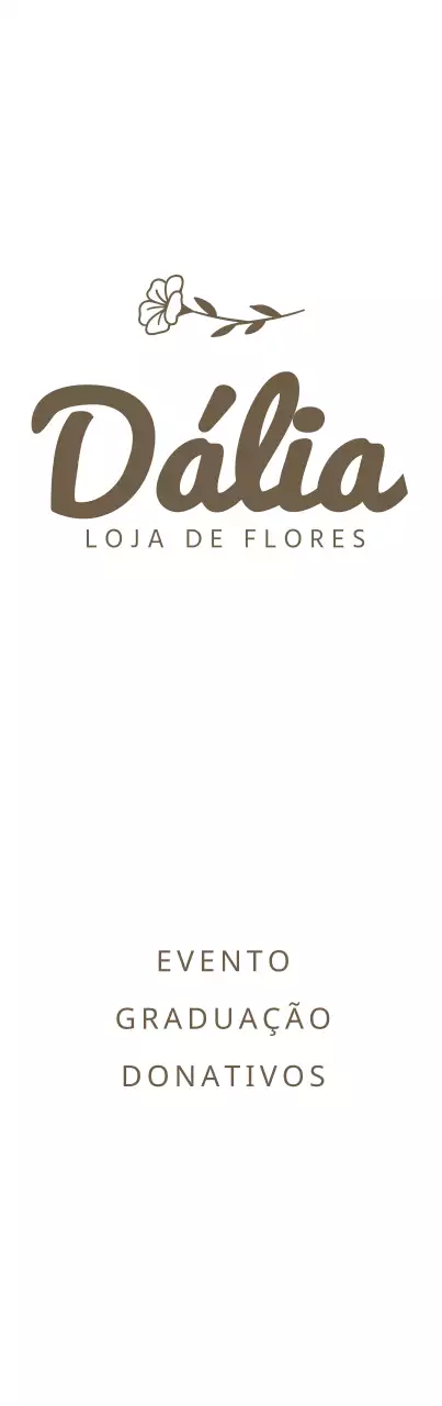 Design de sinalética com ícones de redes sociais em alfabeto cursivo inglês logótipo de florista