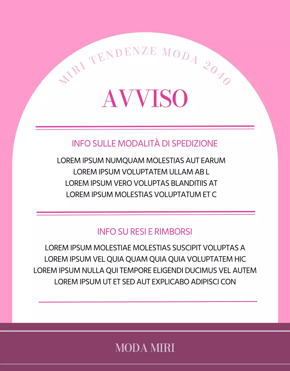 Promuovere la moda del rosa