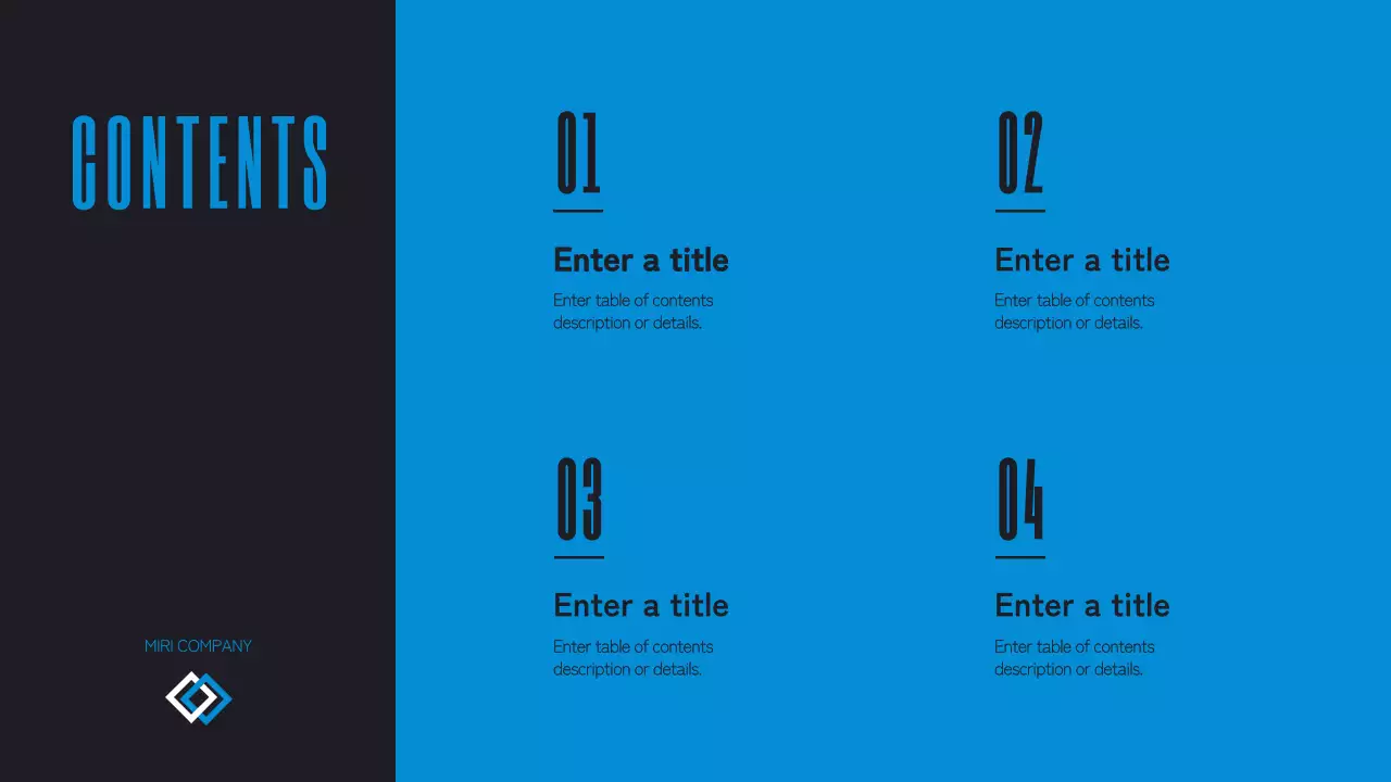 Black Modern Business Presentation