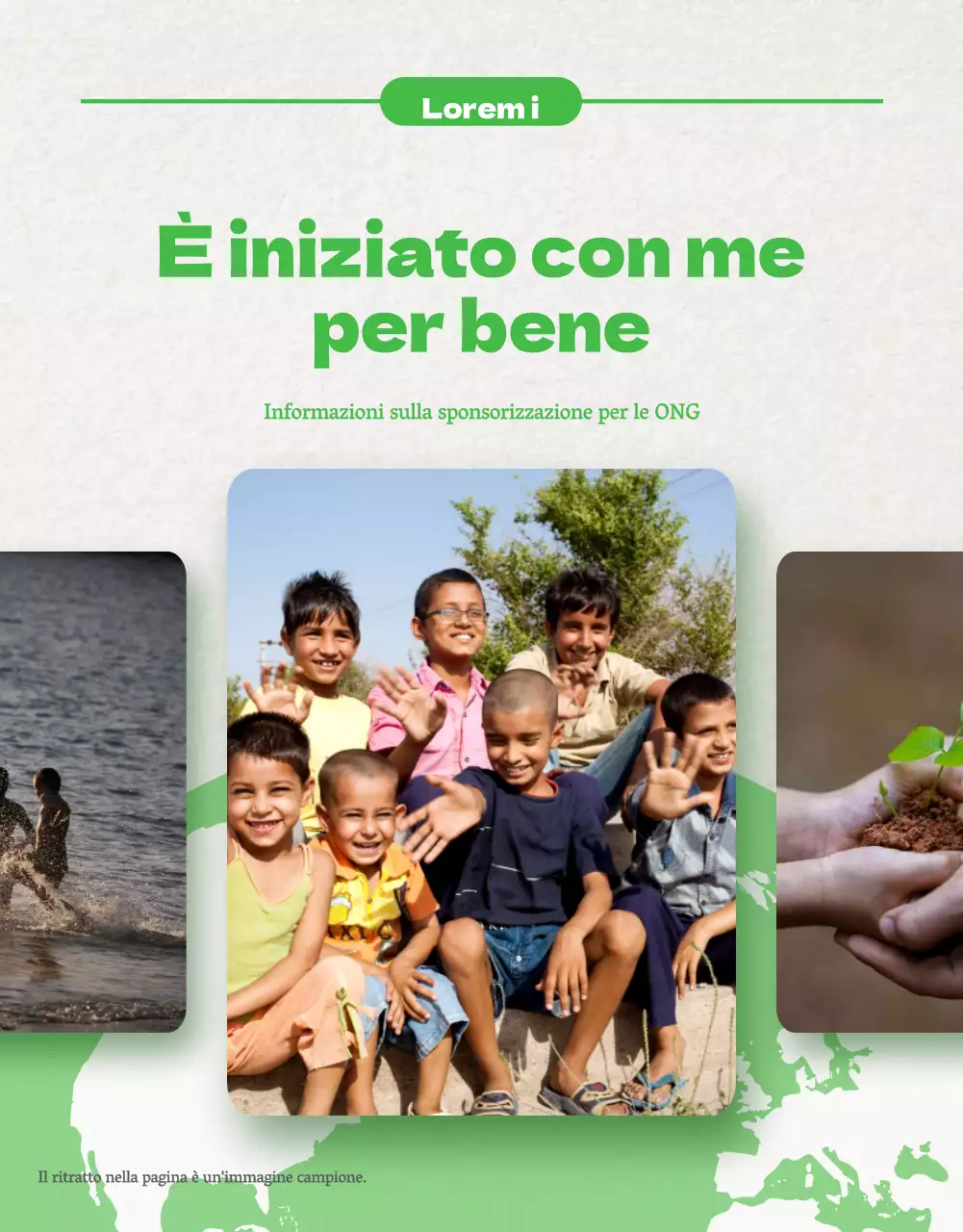 Promuovere le sponsorizzazioni in tendenza con il verde e il beige