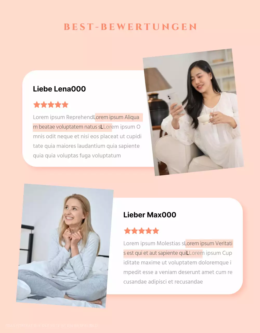 Einführung eines neuen minimalistischen Pyjamas in Rosa und Weiß