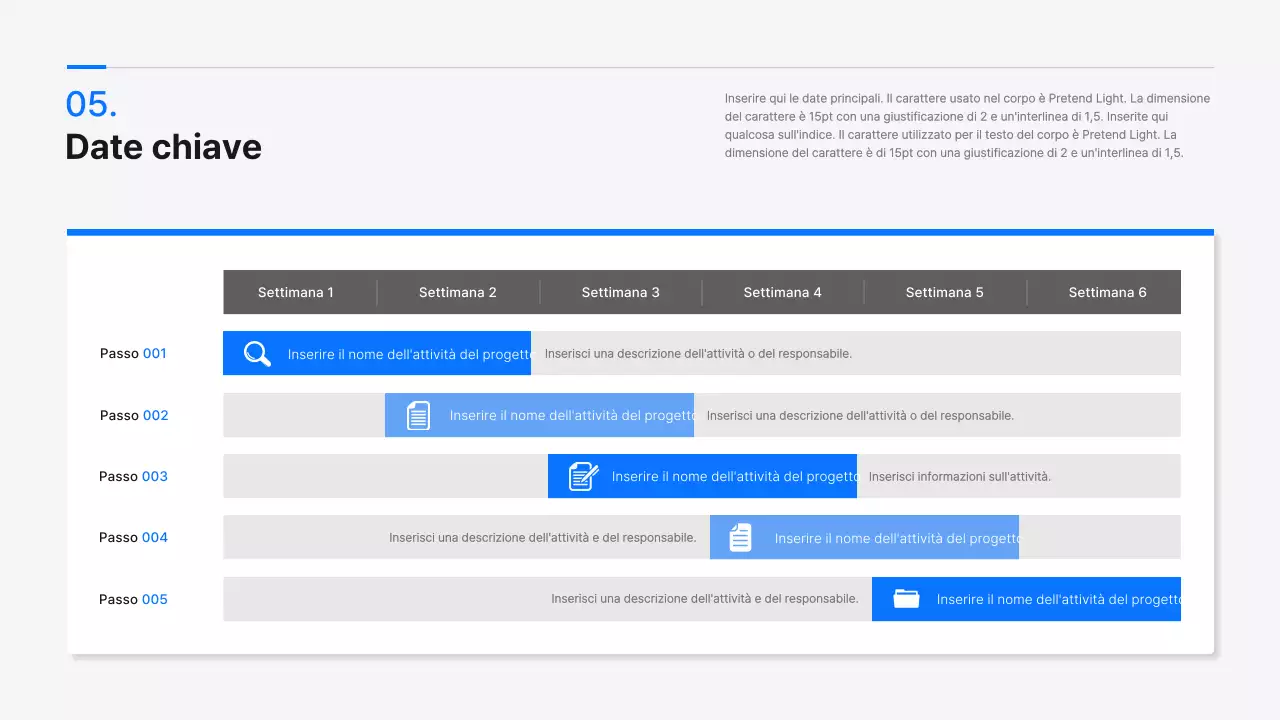 Una moderna proposta di progetto collaborativo in bianco e blu per un progetto industria-università