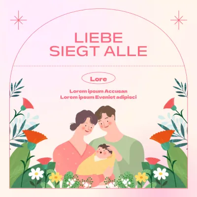 Rosa und grüne Beiträge zum Familienmonat