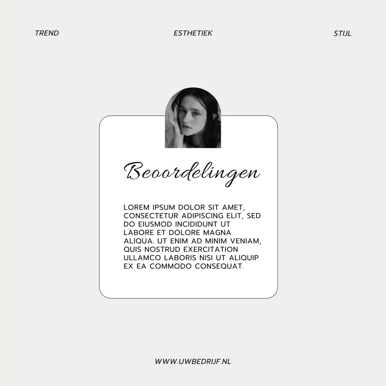 Beige en Zwart Trend Fotocollage Esthetisch Lifestyle Blog Promotie