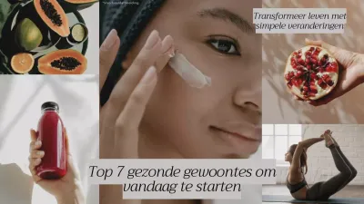 Beige en Grijs Minimalistische Gezonde Lifestyle Vlog Promotie