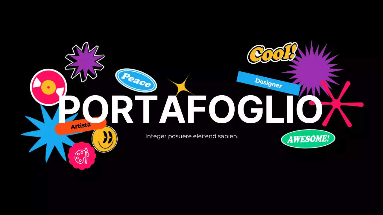 Neon moderno Forme appariscenti Portafoglio