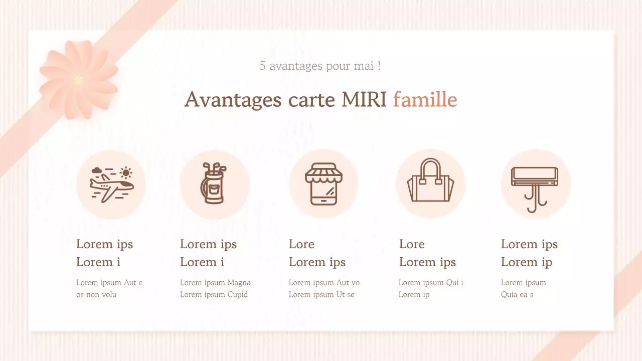 Promouvoir un affichage orange tendance pour le Mois de l'histoire des familles