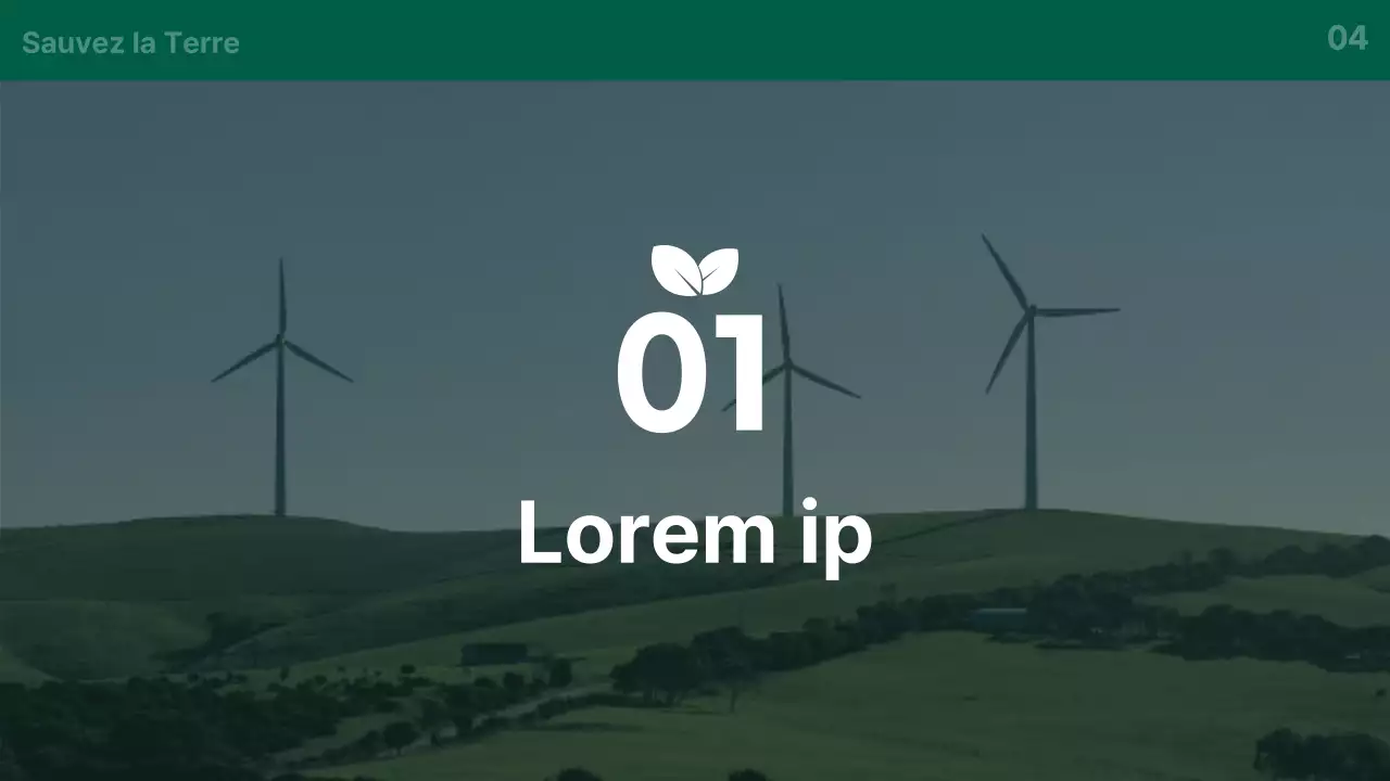 Une introduction à l'activité de l'énergie verte en vert et blanc