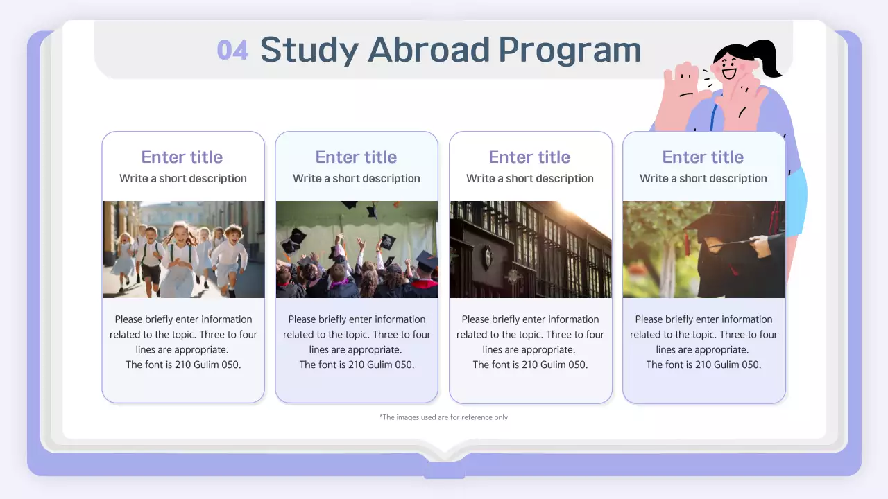 Purple Minimal Study Promotion Presentation