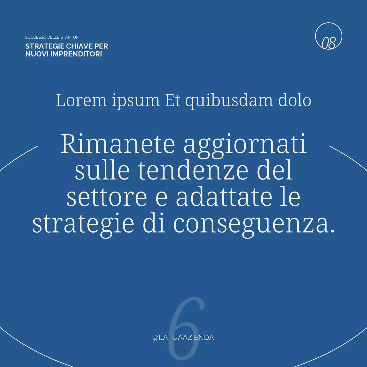 Beige e blu Moderno Avvio d'impresa Pubblicità