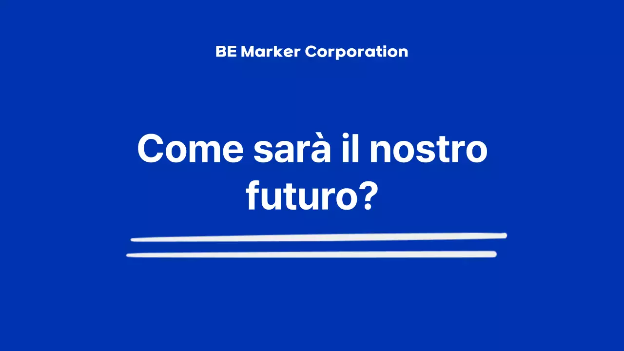 Introduzione dell'azienda Blue Modern Marker