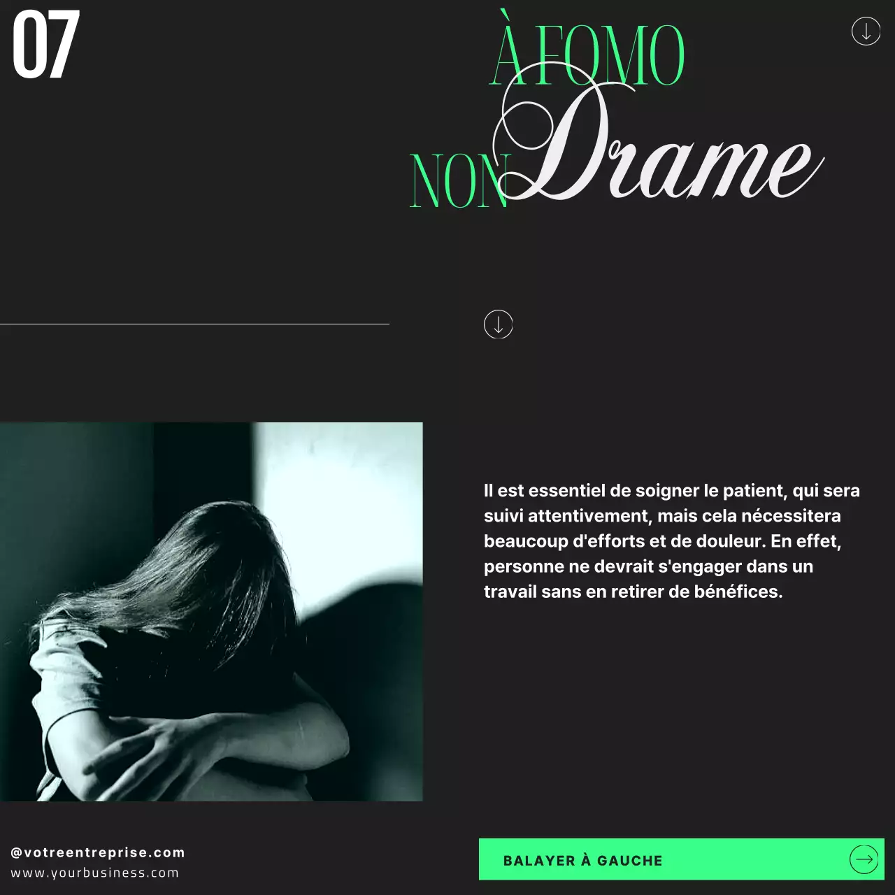 Vert Noir Moderne Conseils d'investissement simples pour les débutants