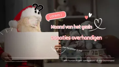 Promoot je roze en witte Familiemaand donatiepunten