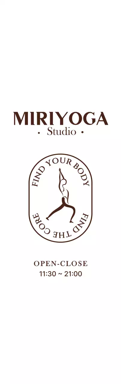 Tanda Waktu Buka dan Tutup Studio Yoga dengan Ilustrasi