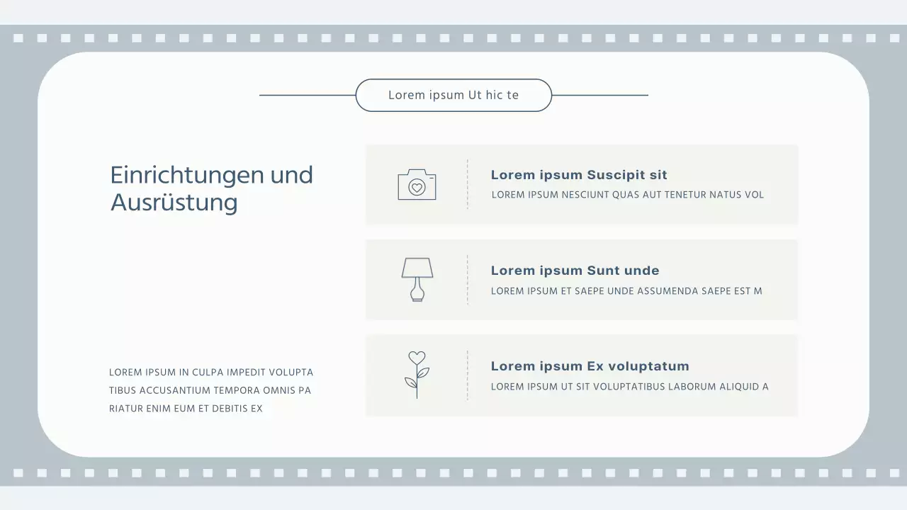 Ein einfaches Selfie-Studio in Grau und Hellblau