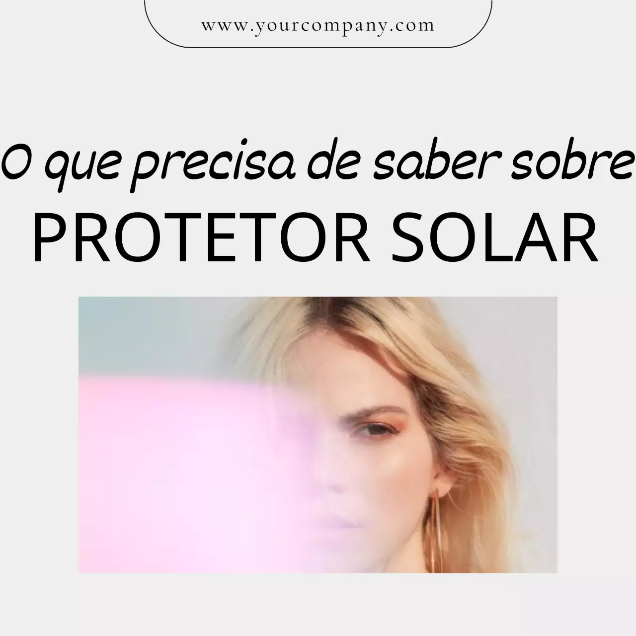 Promoção Beleza moderna cinzenta e cor-de-rosa