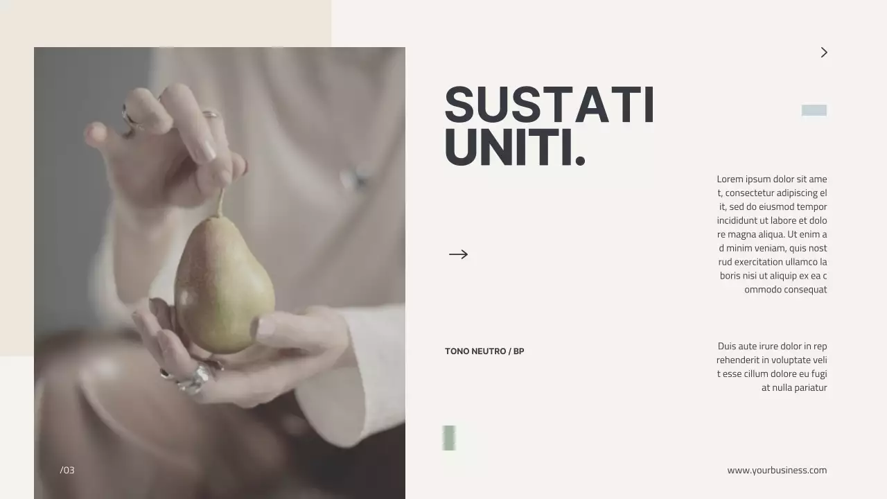 Beige Minimal Modern Profile Introduzione aziendale