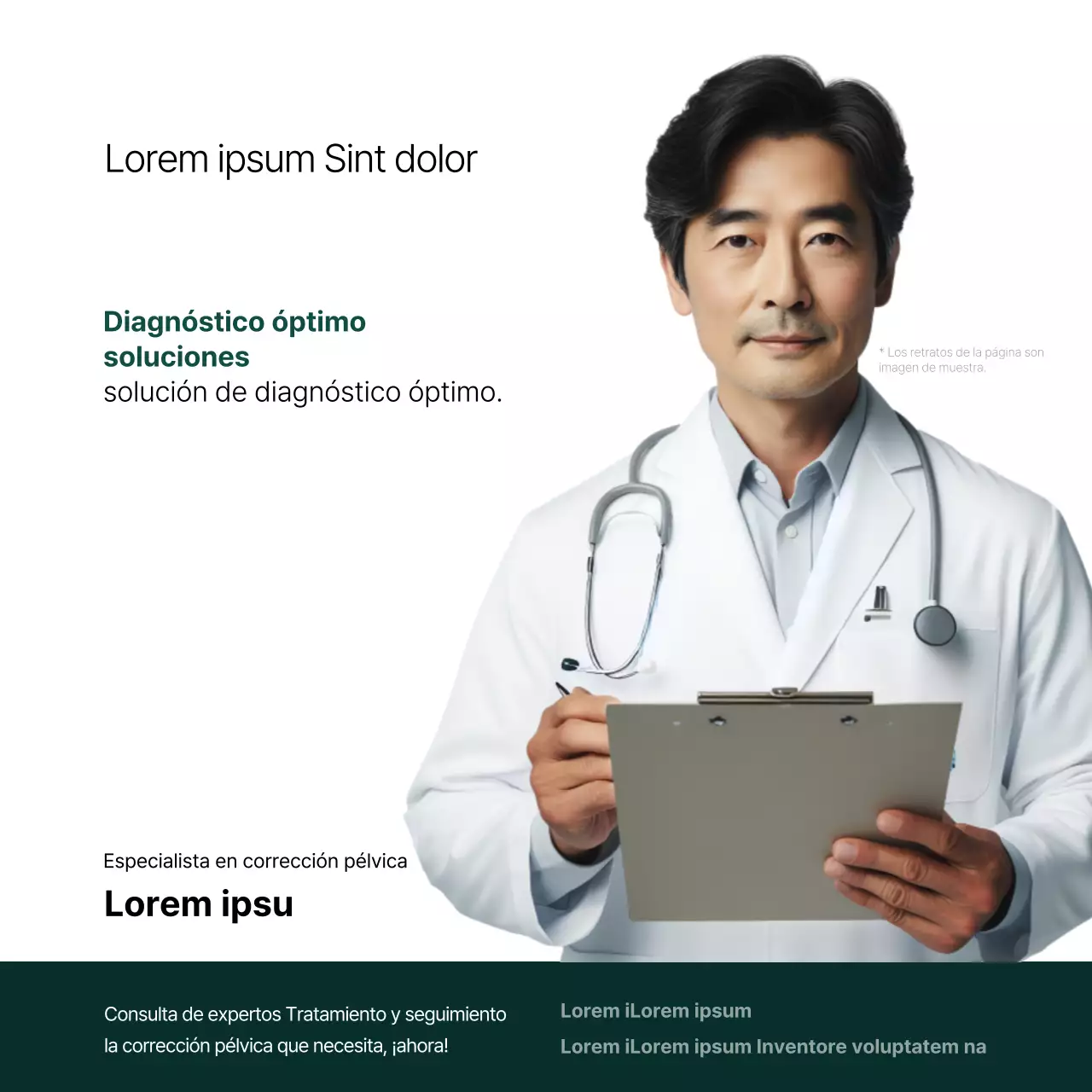 Acerca de la solución de corrección pélvica Simple Green and White