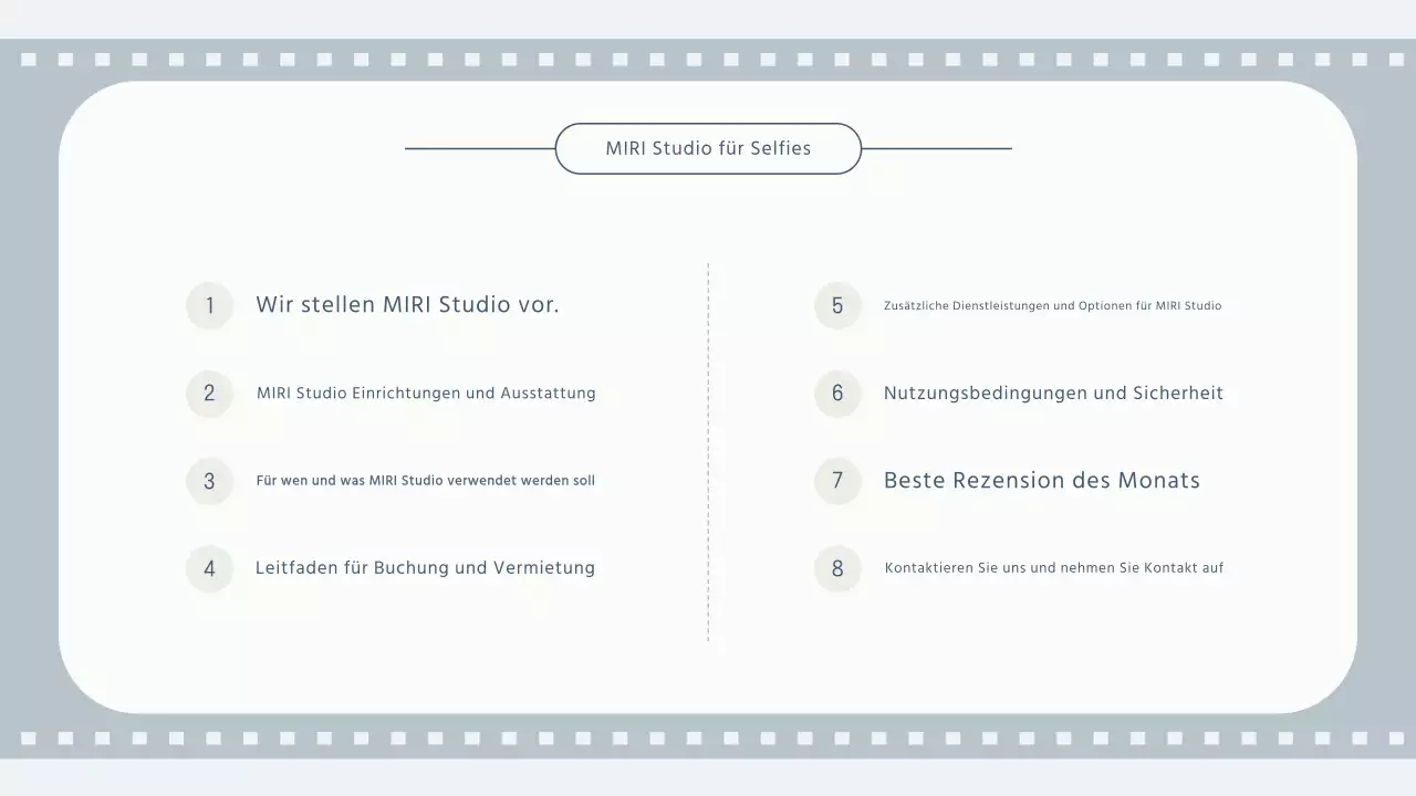 Ein einfaches Selfie-Studio in Grau und Hellblau