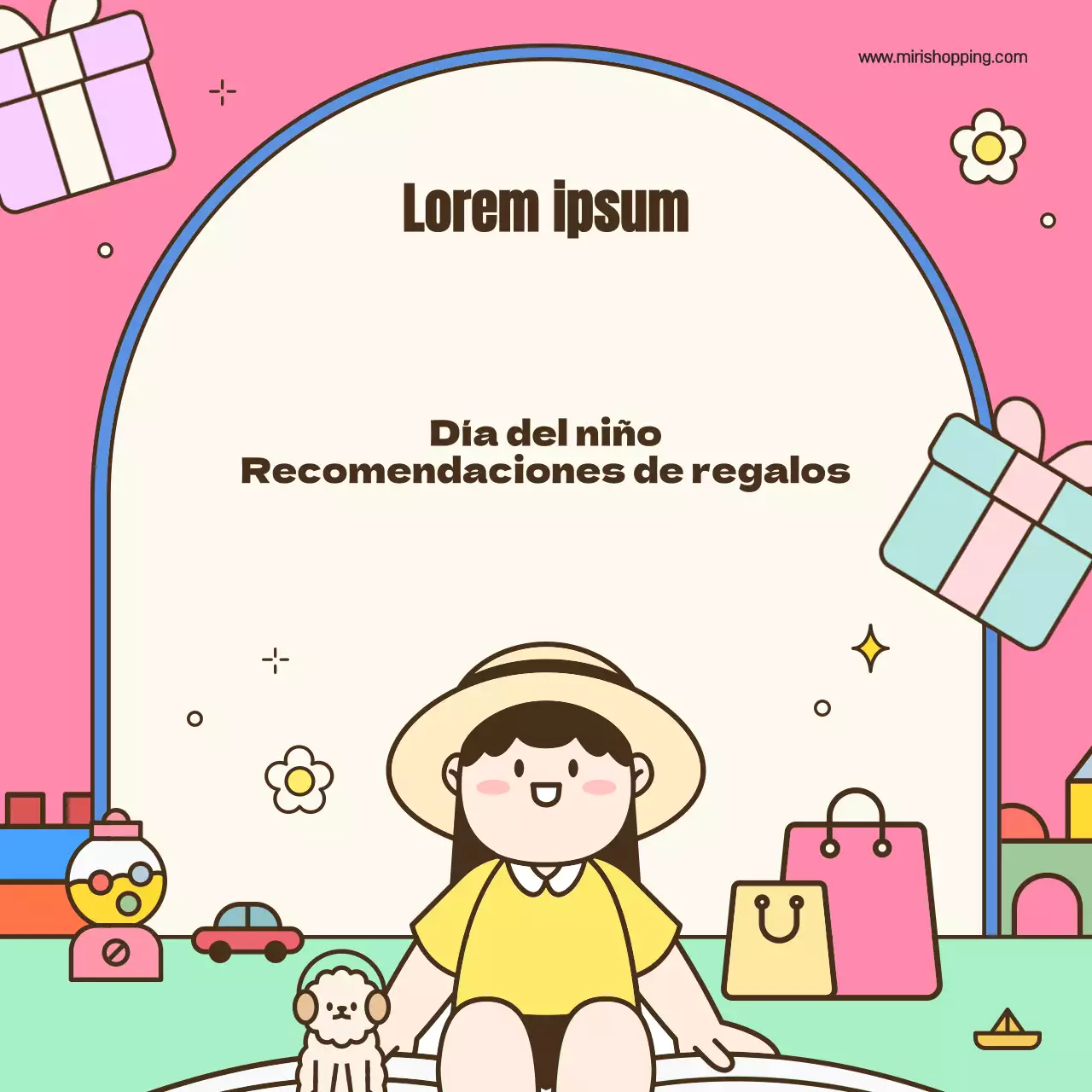 Promociona el Día del Niño en rosa