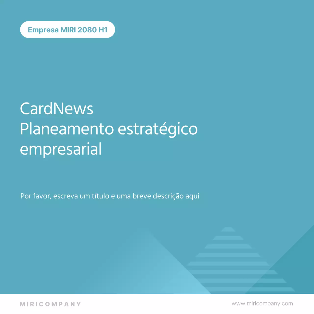 Um plano estratégico empresarial simples, cor de menta