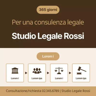 Promuovere una consulenza legale semplice e di colore marrone