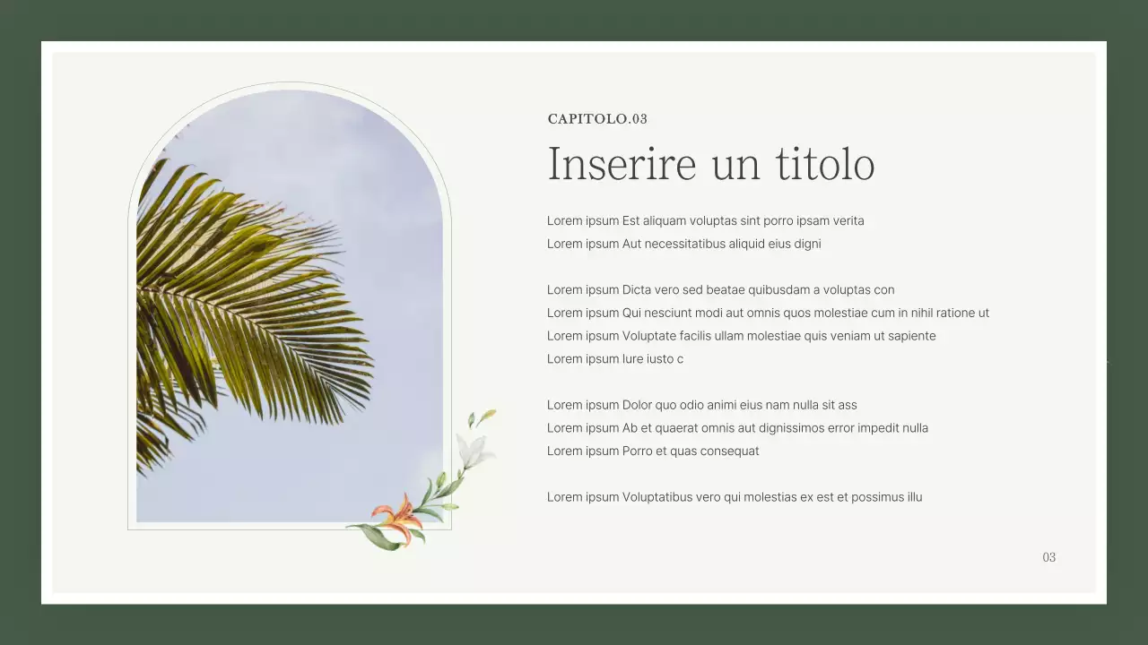 Un brief di marketing semplice, verde e di marca