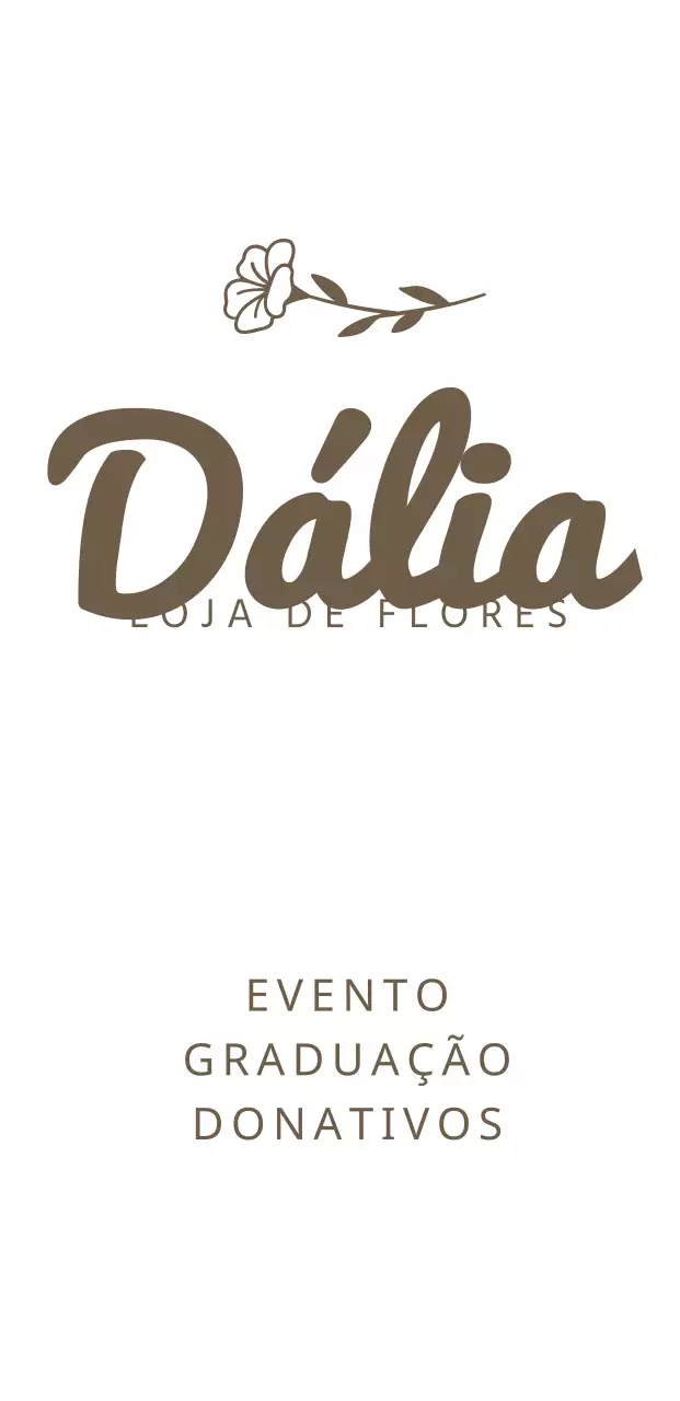 Design de sinalética com ícones de redes sociais em alfabeto cursivo inglês logótipo de florista
