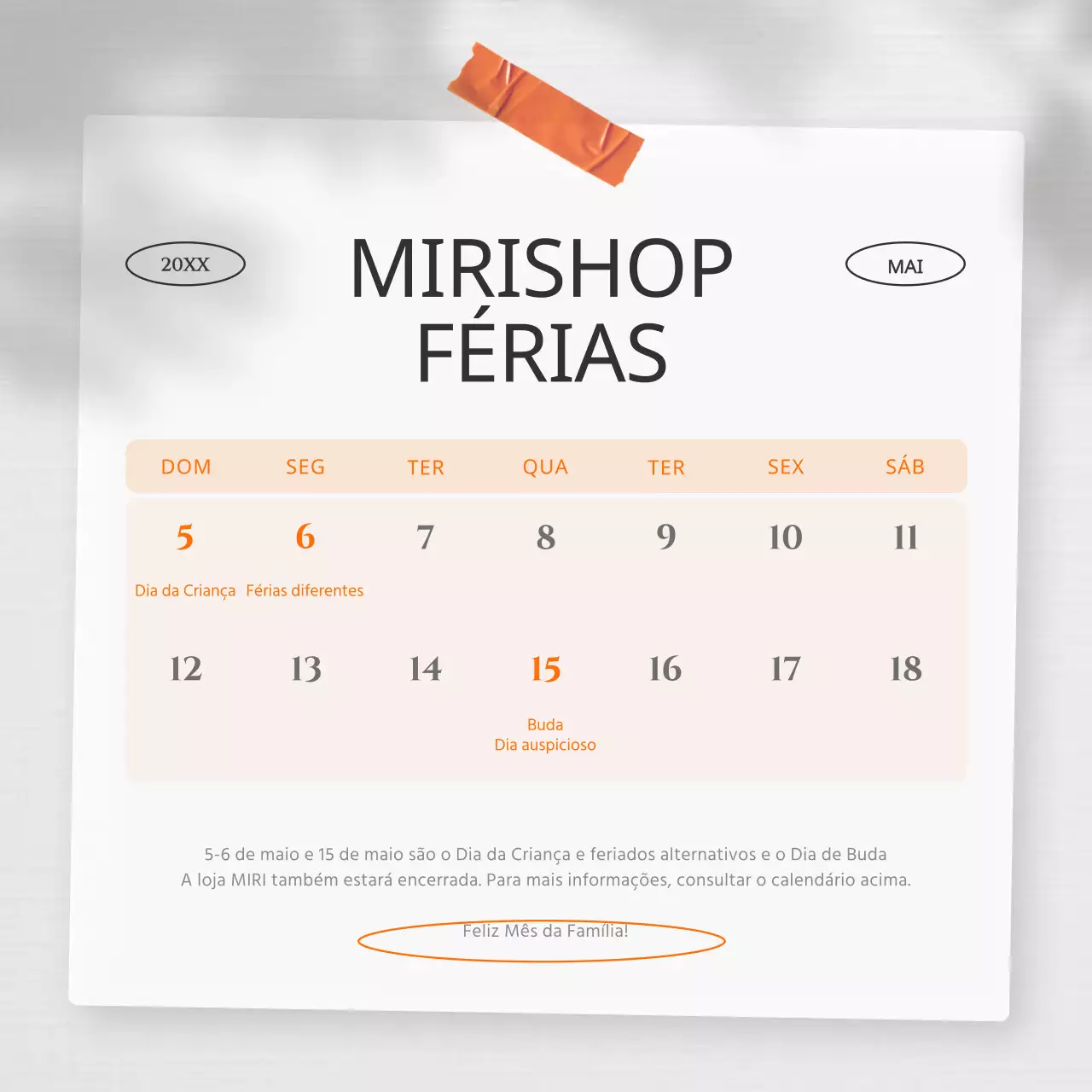 Um guia de férias moderno em laranja e preto