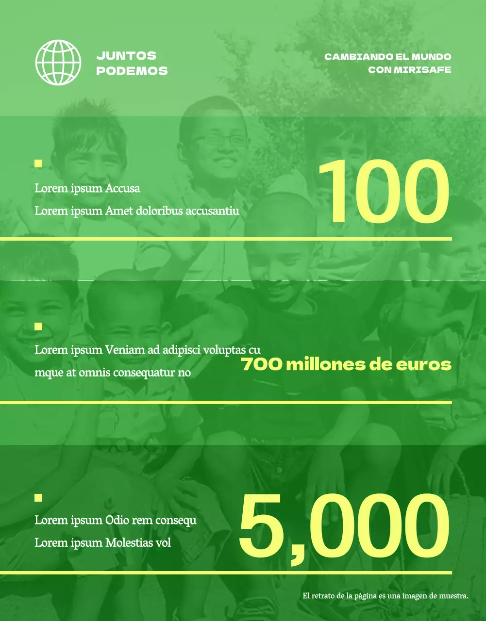 Promover patrocinios en tendencia con verde y beige