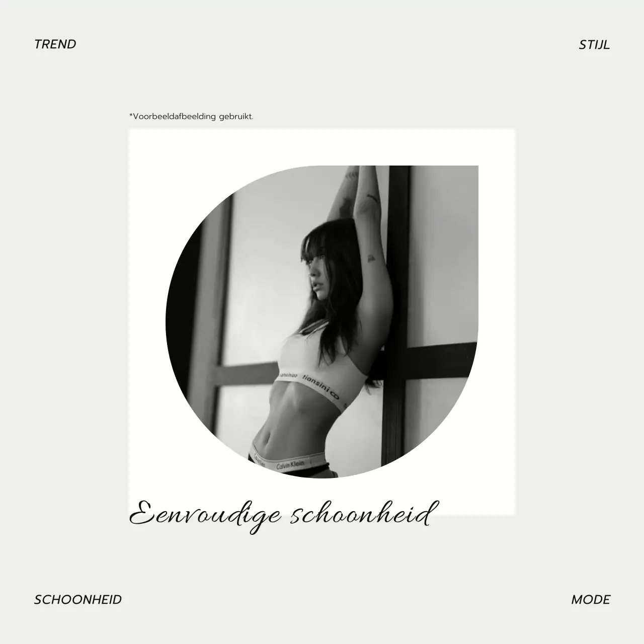 Beige en Zwart Trend Fotocollage Esthetisch Lifestyle Blog Promotie