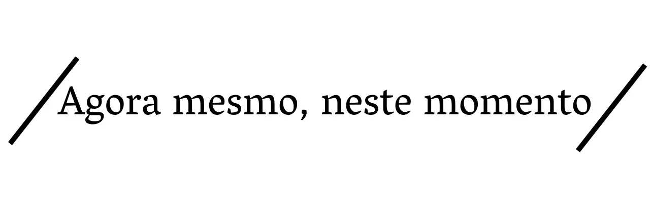 Comercializar com frases simples e emocionais em linhas diagonais e tipos de letra serifados