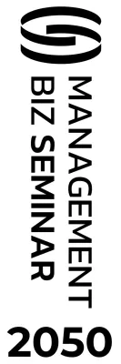 Comemoração simples de um evento de seminário com logótipo da empresa