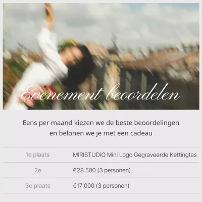 Promoot je marketingevenement in trendy wit en grijs