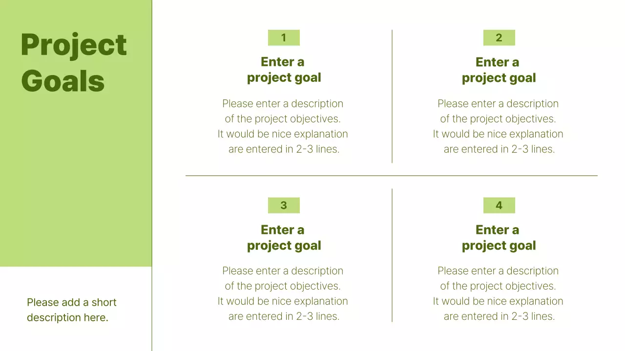 Green Professional Research Report Presentation