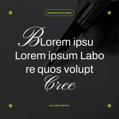 Publicidad en negro y neón sobre la conciliación de la vida laboral y familiar