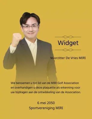 Een stijlvolle gedenkplaat met versieringen en foto's