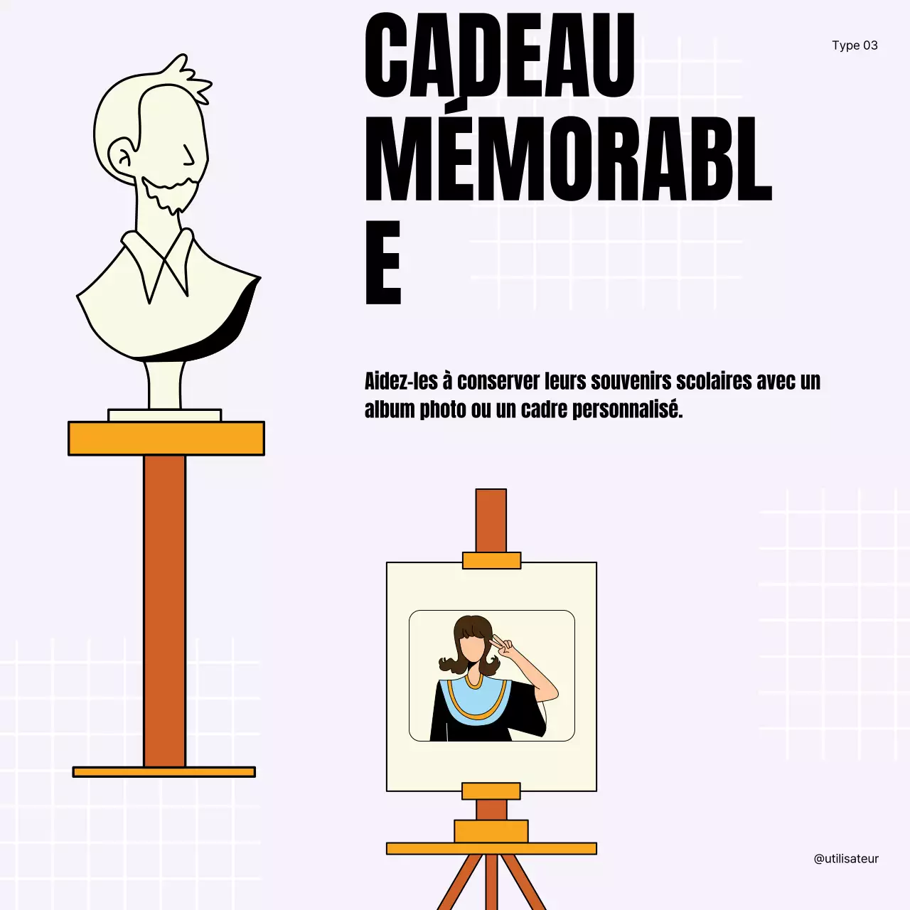 Lilas Noir Moderne Trouver le cadeau de fin d'études idéal Conseils Promotion