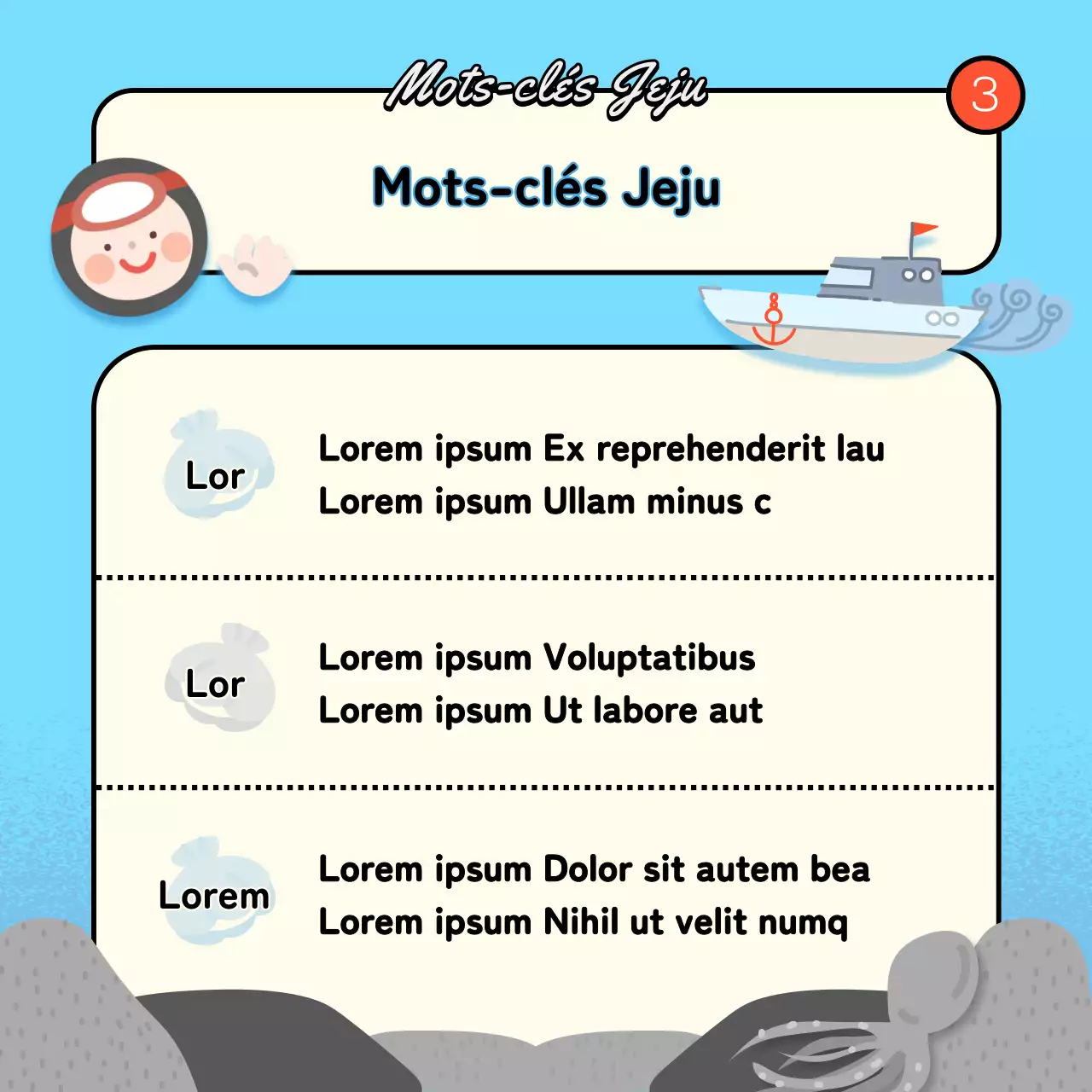 Guide des jolis quartiers jaunes et bleus de Jeju