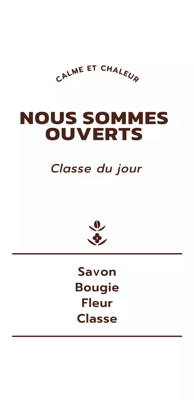 Atelier d'un jour Cours de savon Bougie Cours de fleurs
