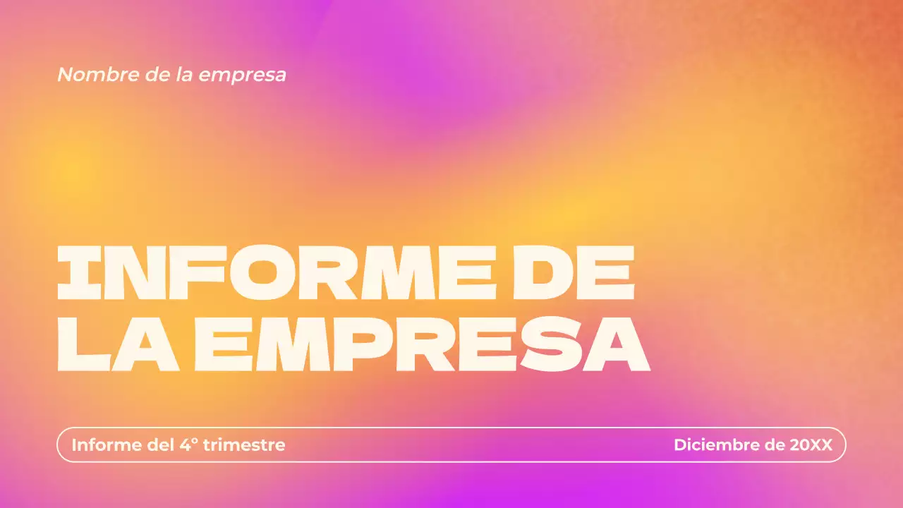 Informe degradado simple púrpura